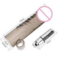 Delay Ejaculation for Men Reusable Vibrator Penis Rings Penis Enlargement Strong Vibration