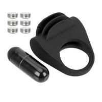 Clitoris Stimulator Delay Ejaculation 3 Speed Cock Ring for Men Vibrator Penis Ring Rotating Tongue Vibrator