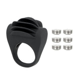 Clitoris Stimulator Delay Ejaculation 3 Speed Cock Ring for Men Vibrator Penis Ring Rotating Tongue Vibrator