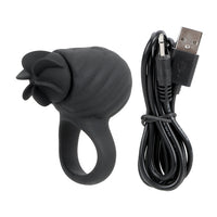 Clitoris Stimulator Delay Ejaculation 3 Speed Cock Ring for Men Vibrator Penis Ring Rotating Tongue Vibrator