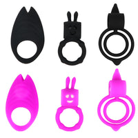 Penis Extender Enlargement Vibrator Penis Rings for Men Delay Ejaculation Rabbit Cock Rings Clitoris Stimulate