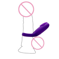 Bullet Vibrator Cock Ring for Men Couple Delay Ejaculation Vibrating Penis Ring Clitoris Stimulator
