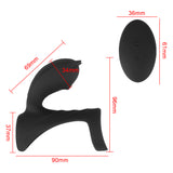 Clitoris Massager for Men Women Cock G-spot Stimulator Delay Ejaculation Dildo Vibrator Male Penis Vibrating Ring
