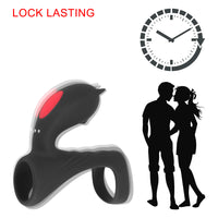 Clitoris Massager for Men Women Cock G-spot Stimulator Delay Ejaculation Dildo Vibrator Male Penis Vibrating Ring