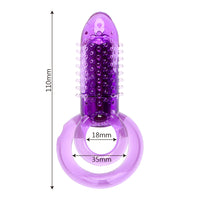 Clitoris Stimulator for Men Vibrator Penis Ring Male Masturbation Delay Ejaculation Cock Ring Ejaculation Delay