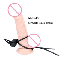 Clitoris Stimulator Cock Ring Time Lasting Vibrator Penis Ring 10 Speed for Men Lock Rope Delay Ejaculation