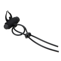 Clitoris Stimulator Cock Ring Time Lasting Vibrator Penis Ring 10 Speed for Men Lock Rope Delay Ejaculation
