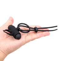Clitoris Stimulator Cock Ring Time Lasting Vibrator Penis Ring 10 Speed for Men Lock Rope Delay Ejaculation