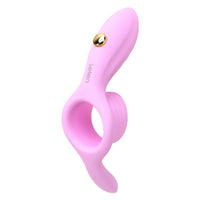 for Men Single Speed Vibrator Delay Ejaculation Penis Ring With Massager Brush Silicone Cock Ring