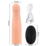 Realistic Dildo Vibrator Reusable Electric Penis for Men Delay Ejaculation Vibrating Cock Sleeve Penis Enlarger