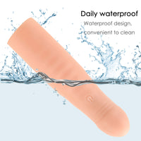Realistic Dildo Vibrator Reusable Electric Penis for Men Delay Ejaculation Vibrating Cock Sleeve Penis Enlarger