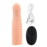 Realistic Dildo Vibrator Reusable Electric Penis for Men Delay Ejaculation Vibrating Cock Sleeve Penis Enlarger