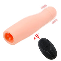 Realistic Dildo Vibrator Reusable Electric Penis for Men Delay Ejaculation Vibrating Cock Sleeve Penis Enlarger