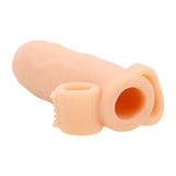Bullet Vibrator Penis Sleeve for Men Clitoris Stimulator Male Penis Extension Enlarger TPE