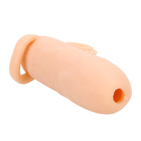 Bullet Vibrator Penis Sleeve for Men Clitoris Stimulator Male Penis Extension Enlarger TPE