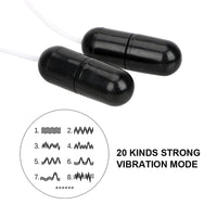 Dual Bullet Vibrators Penis Vibrator for Men Glans Trainer Massage Delay Ejaculation Male Masturbator Cock Ring