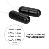 Dual Bullet Vibrators Penis Vibrator for Men Glans Trainer Massage Delay Ejaculation Male Masturbator Cock Ring