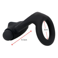 Double Vibrator Cock Rings Penis Rings 10 Speed Delay Ejaculation for Men Women Couple Clitoris Stimulator