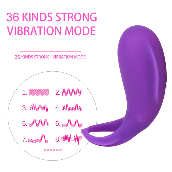 Cock Ring Vibrator Penis Ring Cockring Delay Ejaculation 36 Speed for Men Stimulate Silicone USB Rechargeable