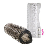 OLO Vibrating Sleeve Cock Ring Sex Toys For Men Gay Penis Exerciser Penis Sleeve Ejaculation Delay Male Masturbator