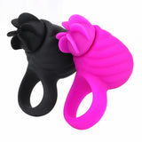 OLO Sex Toys for Men USB Rechargeable 3 Speed RotatingClitoral Stimulate Delay Spray Vibrating Cock Ring Penis Rings