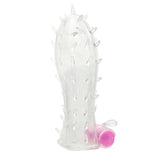 OLO Vibrating Cock Sleeve Clitoral Stimulator Enlargement Sex Toys For Men Delayed Ejaculation Crystal Penis Ring Erotic