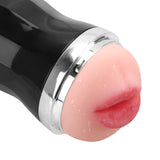 Automatic Male Masturbator Vagina Vibrator Masturbation Cup Suction Cup Realistic Self Heating Real Vagina and Mouth