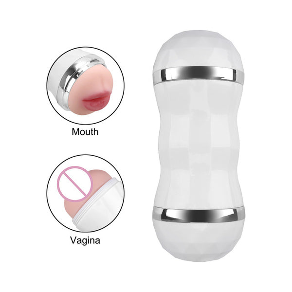 Automatic Male Masturbator Vagina Vibrator Masturbation Cup Suction Cup Realistic Self Heating Real Vagina and Mouth