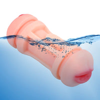 Automatic Male Masturbator Vagina Vibrator Masturbation Cup Suction Cup Realistic Self Heating Real Vagina and Mouth