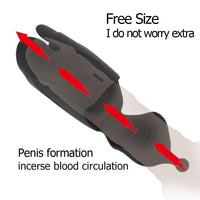Penis Trainer Delay Lasting Stamina Trainer Glans Stimulate Massager Male Masturbator for Men Male Penis Vibrator