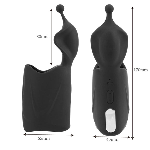Penis Trainer Delay Lasting Stamina Trainer Glans Stimulate Massager Male Masturbator for Men Male Penis Vibrator