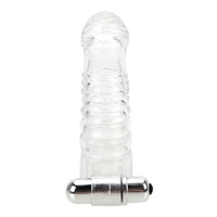 Largement Penis Sleeve Vibrator Delay Ejaculation Strong Vibration Penis ExtenderEn Reusable Condom for Men Couple