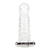 Largement Penis Sleeve Vibrator Delay Ejaculation Strong Vibration Penis ExtenderEn Reusable Condom for Men Couple
