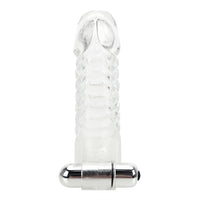 Largement Penis Sleeve Vibrator Delay Ejaculation Strong Vibration Penis ExtenderEn Reusable Condom for Men Couple