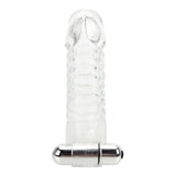 Largement Penis Sleeve Vibrator Delay Ejaculation Strong Vibration Penis ExtenderEn Reusable Condom for Men Couple