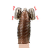 Delay Ejaculation Man Masturbation Vibrator Penis Massage Stamina Trainer Artificial Cups Adult for Men