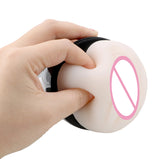 Male Masturbation Cup Vagina Realistic Oral Vibrator TPR & ABS Strong Sucking for Men