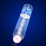 OLO Intelligent Voice Heating Sucking Masturbation Cup Deep Throat Vibrating Oral Aircraft Cup Sex Toys for Man