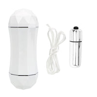 for Man Artificial Vagina Male Masturbation Cup Sucking Oral Sex Dual Hole Vibration Real Pussy Vibrator