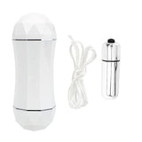 for Man Artificial Vagina Male Masturbation Cup Sucking Oral Sex Dual Hole Vibration Real Pussy Vibrator