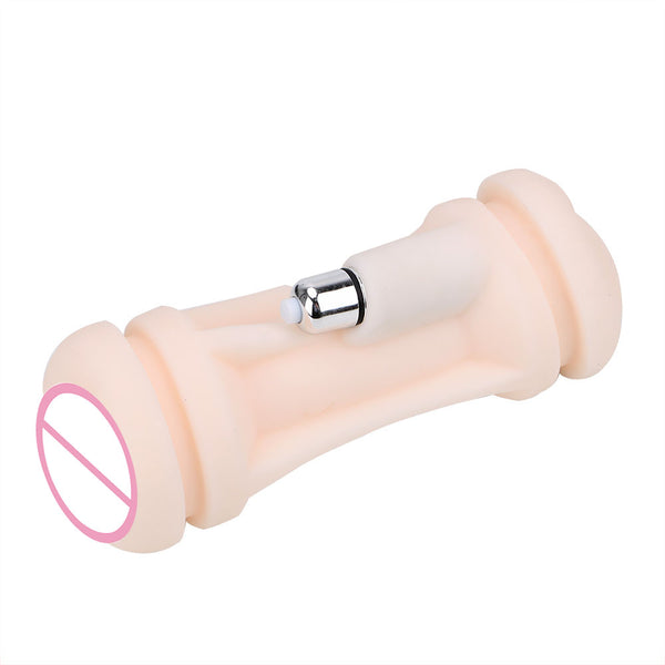 for Man Artificial Vagina Male Masturbation Cup Sucking Oral Sex Dual Hole Vibration Real Pussy Vibrator