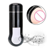 Male Masturbation Cup Vibrator Simulation Artificial Vagina Vibration Masturbating Sex Machines for Man
