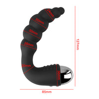 10 Speed Anal Beads Anal Vibrator Butt Plug Clitoris Stimulator Prostate Massager for Women&Men Anal Vibrator