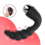 10 Speed Anal Beads Anal Vibrator Butt Plug Clitoris Stimulator Prostate Massager for Women&Men Anal Vibrator