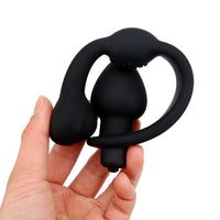 Butt Plug Anal Vibrator Silicone Prostate Massager for Women Men Anal Plug Anal Bead