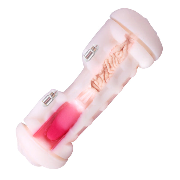 Real Vagina for Men Male Masturbator Vibrator Voice Interaction for Adult Deep Throat Pussy Mouth Masturbation Cup