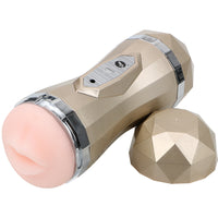 Real Vagina for Men Male Masturbator Vibrator Voice Interaction for Adult Deep Throat Pussy Mouth Masturbation Cup