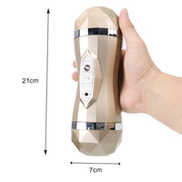 Real Vagina for Men Male Masturbator Vibrator Voice Interaction for Adult Deep Throat Pussy Mouth Masturbation Cup