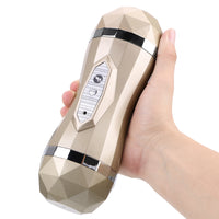 Real Vagina for Men Male Masturbator Vibrator Voice Interaction for Adult Deep Throat Pussy Mouth Masturbation Cup