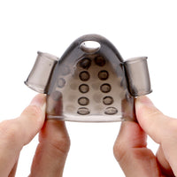 Delay Lasting Trainer Glans Vibrator for Man 12 Speed With 2 Caps for Men Penis Massager Male Masturbator Adult Sex Toy